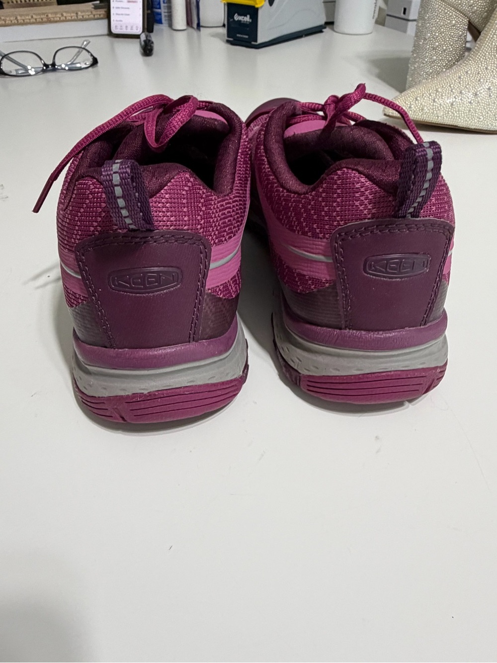 Keen Women's Terradora Waterproof hiking boots in Purple Non-marking outsole 8.5 - Picture 6 of 11
